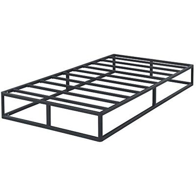 Olee Sleep Modern metalen bedframe van metaal, metalen bedframe, stalen lattenbodem, matrasframe, geen boxspring nodig, 100 x 200 cm, Twin XL, zwart, 22 cm Olee Sleep Modern metalen bedframe van metaal, metalen bedframe, stalen lattenbodem, matrasframe, geen boxspring nodig, 100 x 200 cm, Twin XL, zwart, 22 cm