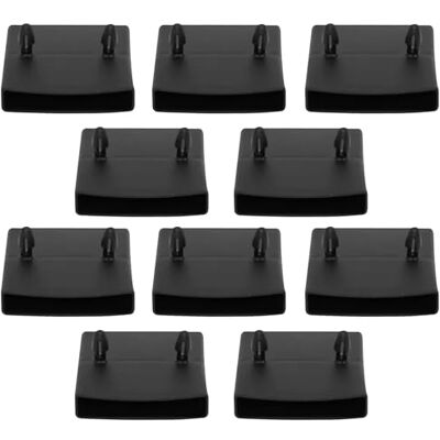 cyclingcolors 10 x eindkappen van kunststof voor tweepersoonsbedden 55 x 10 mm bedbus lattenbodem zwart cyclingcolors 10 x eindkappen van kunststof voor tweepersoonsbedden 55 x 10 mm bedbus lattenbodem zwart