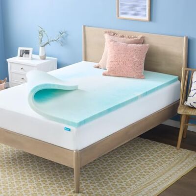 Linenspa Gel Swirl topper met traagschuim, Twin XL Linenspa Gel Swirl topper met traagschuim, Twin XL