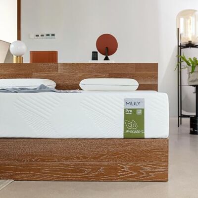 MLILY Matrassen PRO 140 x 200 cm, koudschuimmatras, 7 zones, visco-schuim, matras, hardheid H2 en H3, ÖkoTex rolmatras, 2-in-1 orthopedische gelschuimmatras, 22 cm hoogte, 140 x 200 cm MLILY Matrassen PRO 140 x 200 cm, koudschuimmatras, 7 zones, visco-schuim, matras, hardheid H2 en H3, ÖkoTex rolmatras, 2-in-1 orthopedische gelschuimmatras, 22 cm hoogte, 140 x 200 cm