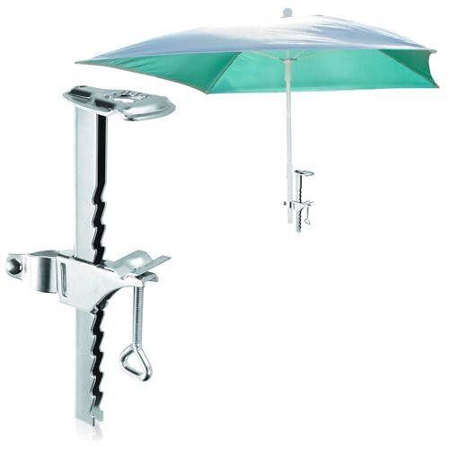 com-four ® parasolhouder van gegalvaniseerd staal balkonhouder voor parasols parasolhouder voor balkon (Ø 25-32mm 01 stuks)