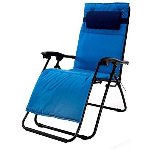 Suuim Klassieke loungestoelen Ligstoel/terras-ligstoelen Zero Gravity Opvouwbare ligstoel Ligstoelen Tuinligstoelen Blauw Textilene ligstoel, ligstoel