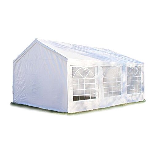 TOOLPORT Hoogwaardige Partytent 3x6 m PE 450 N zeil tuintent feesttent waterdicht in Wit