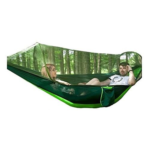 FZHQNZJF hangmat Camping Hangmat met Klamboe 2 Persoon Ultra-Lichtgewicht Outdoor Travel Hangmatten camping hangmat