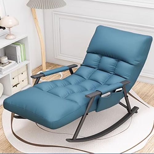 Diodceraic Comfy Chair,living Room Chairs,rocking Chair,recliner Chair,patio Chairs,camping Chairs,outdoor Chairs,lawn Chairs,reading Chair,chairs Living Room,bedroom Chair,Bears 200kg (Color : Blue)
