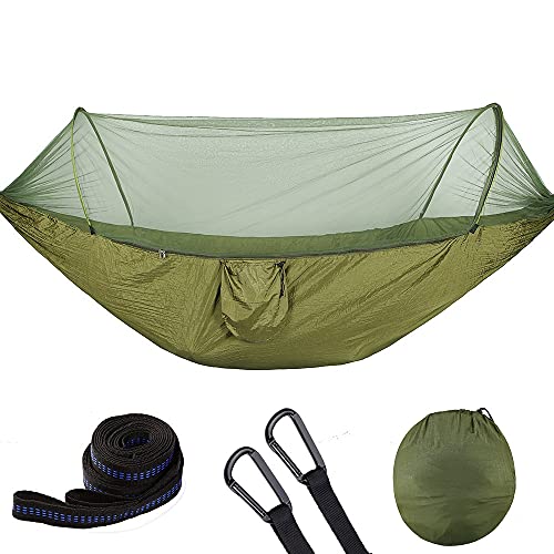 FZHQNZJF Swing Hangmat Camping Hangmat Met Netto Pop-Up Licht Draagbare Outdoor Parachute Hangmatten Swing Slapen Hangmat Camping Spullen Swing Set