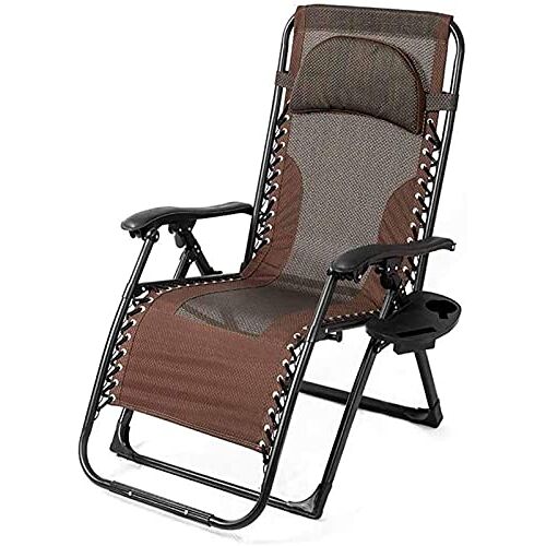 VejiA Ligstoel Fauteuil Fauteuil Relaxstoelen Ligstoelen Zero Gravity Ligstoelen Tuin Buiten Verstelbaar