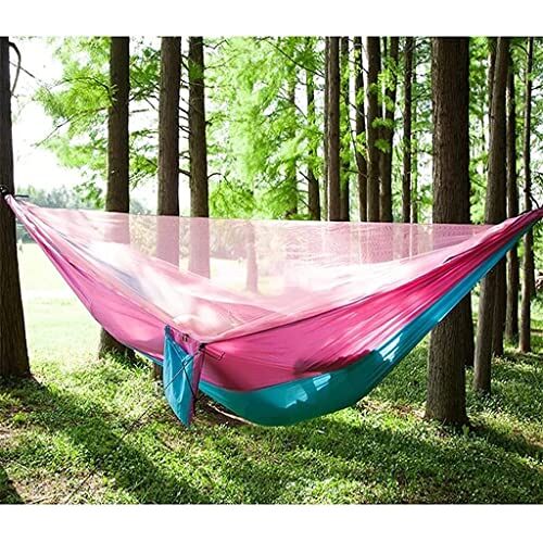 FZHQNZJF hangstoel, camping hangmat, draagbare hangmat draagbare dubbele camping hangmat met boomriemen parachute nylon hangmat voor backpacken strand hangmat