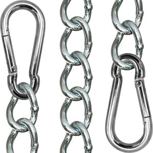 KLIFFHÄNGER - Ophangketting met Twee Karabiners - 50cm - Ophangketting KLIFFHÄNGER - Ophangketting met Twee Karabiners - 50cm - Ophangketting