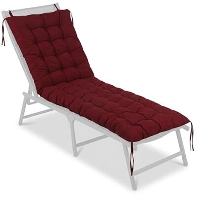 Relaxdays bankkussen, gewatteerd, doorgestikt, met bindbanden, voor buiten, tuinbank & pallets, 10x70x180 cm, diverse kl Relaxdays bankkussen, gewatteerd, doorgestikt, met bindbanden, voor buiten, tuinbank & pallets, 10x70x180 cm, diverse kl