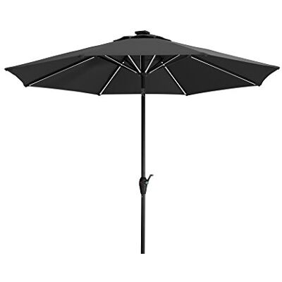 Schneider Blacklight, zonnescherm, antraciet, ca. 270 cm Ø, 8-delig, rond Schneider Blacklight, zonnescherm, antraciet, ca. 270 cm Ø, 8-delig, rond
