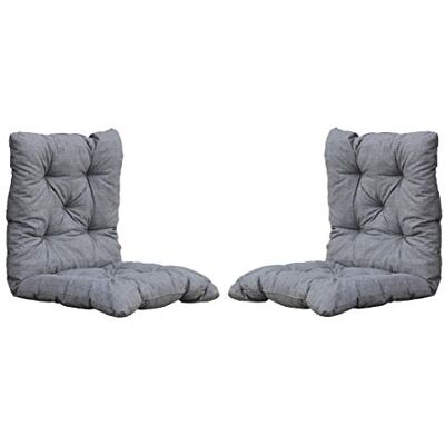 AMBIENTEHOME Set van 2 Kussens 98x50x8cm Lichtgrijs - Kussens AMBIENTEHOME Set van 2 Kussens 98x50x8cm Lichtgrijs - Kussens