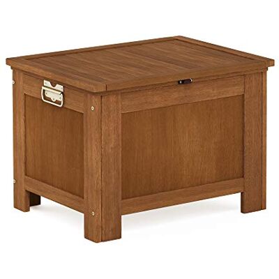 Furinno Tioman Outdoor Hardwood Cooler opbergdoos 18,5 x 25 x 17,3 x 17,3 x 17,3 cm, teakhouten terras Furinno Tioman Outdoor Hardwood Cooler opbergdoos 18,5 x 25 x 17,3 x 17,3 x 17,3 cm, teakhouten terras