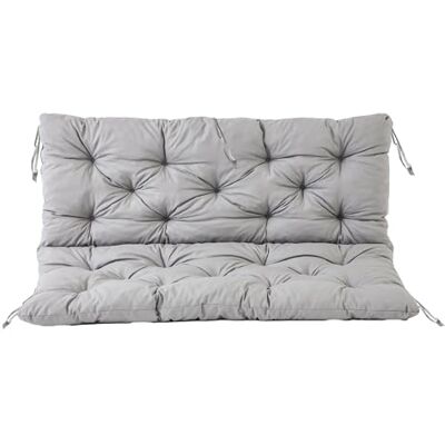 AMBIENTEHOME Hanko - Bankkussen 150cm - Kussen, Grijs, Dik en Gevoerd AMBIENTEHOME Hanko - Bankkussen 150cm - Kussen, Grijs, Dik en Gevoerd