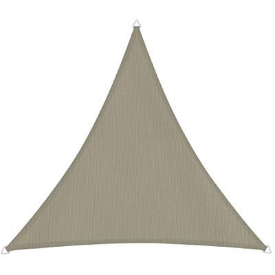 Windhager Zonnezeil Cannes driehoek 3 x 3 m (gelijkbenig), zonwering voor tuin & terras, UV- en weerbestendig, taupe, 10717 Windhager Zonnezeil Cannes driehoek 3 x 3 m (gelijkbenig), zonwering voor tuin & terras, UV- en weerbestendig, taupe, 10717