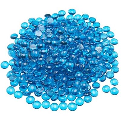 VEVOR Vuurglas, 4,5 kg hoge temperatuurbestendige glazen stenen, 19 mm rookvrije vuurkorven, glazen rotsen, haardglas, vuurkristal, vuurparels, voor open haard, Caribisch blauw VEVOR Vuurglas, 4,5 kg hoge temperatuurbestendige glazen stenen, 19 mm rookvrije vuurkorven, glazen rotsen, haardglas, vuurkristal, vuurparels, voor open haard, Caribisch blauw