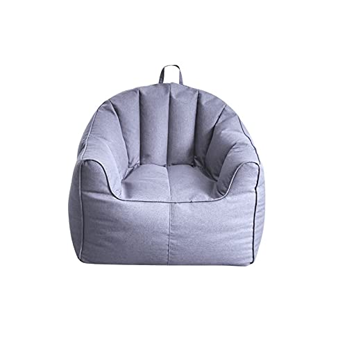 FCYNNV Stoel Banken Banken Ligstoelen Indoor Loungers Luie fauteuils Rugleuning Dikke zitting, 75 * 60 * 75cm/29,5×23,6×29,5In (Kleur: Grijs)