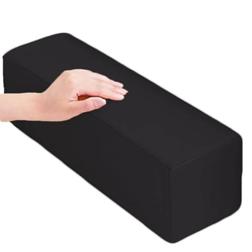 Xpnit Sofa armleuning, steunkussen voor hoofd/lumbaal, waterdicht hoofdsteunkussen, armleuning, steunkussens, kussen voor arm/hoofd/lumbale (20 x 25 x 50 cm, zwart)