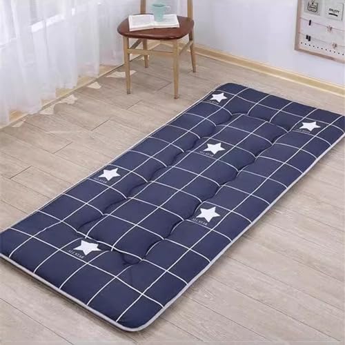 DAZULI Japans Vloer Matras Dikker Worden Ligbed Matrasje Opvouwbaar Oprollen Jongens Meisjes Slaapzaal Kinderen Zacht Ademend Vermogen Voor Ligbed Bank En Bank(Size:4-5cm,Color:A)