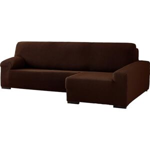 ECOMMERC3 Bielastische bankhoes voor chaise longue-bank, met lange arm rechts, hoes voor chaise longue, bruin, aanpasbaar aan alle modellen, bankovertrek van schuimrubber ECOMMERC3 Bielastische bankhoes voor chaise longue-bank, met lange arm rechts, hoes voor chaise longue, bruin, aanpasbaar aan alle modellen, bankovertrek van schuimrubber