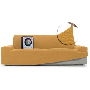 FAVERTI ® Super elastische bankovertrek voor 3-zits van 180 tot 230 cm, model Novelle geel, universele hoes, ideaal voor elke vorm van banken, hoogwaardige jacquard-stof, katoengevoel FAVERTI ® Super elastische bankovertrek voor 3-zits van 180 tot 230 cm, model Novelle geel, universele hoes, ideaal voor elke vorm van banken, hoogwaardige jacquard-stof, katoengevoel