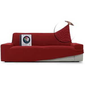 FAVERTI ® Super elastische bankhoes voor 3-zits van 180 tot 230 cm, model Novelle, rood, universele hoes, ideaal voor elke vorm van banken, hoogwaardige jacquard-stof, katoengevoel FAVERTI ® Super elastische bankhoes voor 3-zits van 180 tot 230 cm, model Novelle, rood, universele hoes, ideaal voor elke vorm van banken, hoogwaardige jacquard-stof, katoengevoel