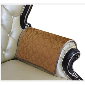 HAOMAIJIA Hoes voor bank, armleuning, fauteuil, fauteuil, antislip, gewatteerde meubelbeschermer voor lederen bank (AKhaki, 20 x 24 inch/2 x 24 inch/2 stuks) HAOMAIJIA Hoes voor bank, armleuning, fauteuil, fauteuil, antislip, gewatteerde meubelbeschermer voor lederen bank (AKhaki, 20 x 24 inch/2 x 24 inch/2 stuks)