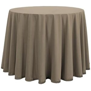 Martina Home Camilla Fluwelen 70 Ronde Bruin - Tafelrok Martina Home Camilla Fluwelen 70 Ronde Bruin - Tafelrok