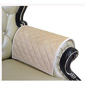 HAOMAIJIA Hoes voor bank, armleuning, fauteuil, armleuning, antislip, gewatteerde meubelbeschermer voor lederen bank (ASand, 20 x 24 inch/2 x 24 inch/2 stuks) HAOMAIJIA Hoes voor bank, armleuning, fauteuil, armleuning, antislip, gewatteerde meubelbeschermer voor lederen bank (ASand, 20 x 24 inch/2 x 24 inch/2 stuks)