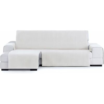 ECOMMERC3 Elastische bankhoes voor chaise longue, extra links, wit, met verstelbare elastieken, compatibel met hoekbanken links of rechts ECOMMERC3 Elastische bankhoes voor chaise longue, extra links, wit, met verstelbare elastieken, compatibel met hoekbanken links of rechts