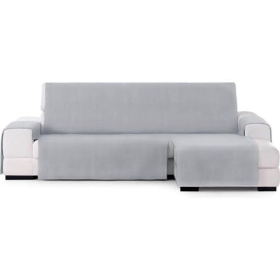 ECOMMERC3 Elastische bankhoes voor chaise longue, extra rechts bankovertrek chaise long, grijs, met verstelbare elastieken, compatibel met hoekbanken links of rechts ECOMMERC3 Elastische bankhoes voor chaise longue, extra rechts bankovertrek chaise long, grijs, met verstelbare elastieken, compatibel met hoekbanken links of rechts