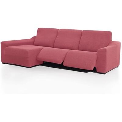 FAVERTI Overtrek voor chaise longue, lang hoekdeel links (voorzijde), 2 poten, model Nove, zeer verstelbaar, fuchsia, licht. Kwaliteitsbescherming van jacquard-stof en katoen FAVERTI Overtrek voor chaise longue, lang hoekdeel links (voorzijde), 2 poten, model Nove, zeer verstelbaar, fuchsia, licht. Kwaliteitsbescherming van jacquard-stof en katoen