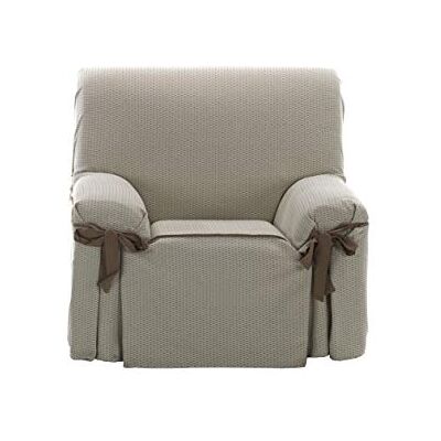 Martina Home Capri Bankstelhoes met Strikken, Linnen, 1 Zitplaats - Bankstelhoes Martina Home Capri Bankstelhoes met Strikken, Linnen, 1 Zitplaats - Bankstelhoes