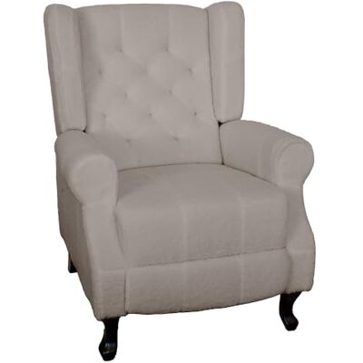 GARDENIA Beatrice fauteuil, polyester, taupe, 77 x 85 x 101 cm GARDENIA Beatrice fauteuil, polyester, taupe, 77 x 85 x 101 cm