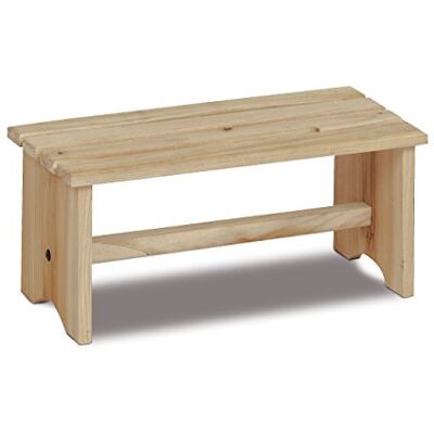 King Collection King Home s1513042 houten voetensteun King Collection King Home s1513042 houten voetensteun