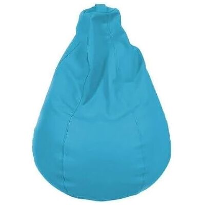 SHIITO Hudson Zitzak in peervorm, compact en verfijnd design, comfortabele pasvorm voor woonkamer, slaapkamer en kantoor, turquoise, 110 x 85 cm SHIITO Hudson Zitzak in peervorm, compact en verfijnd design, comfortabele pasvorm voor woonkamer, slaapkamer en kantoor, turquoise, 110 x 85 cm