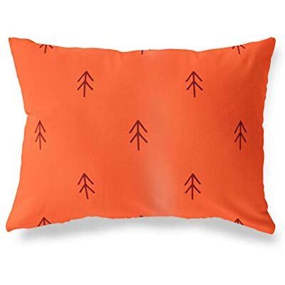 Bonamaison Decoratieve kussensloop, oranje Bordeux sierkussens, decoratieve kussenslopen voor woonkamer, bank, slaapkamer, maat: 45x60 cm ontworpen en vervaardigd in Turkije Bonamaison Decoratieve kussensloop, oranje Bordeux sierkussens, decoratieve kussenslopen voor woonkamer, bank, slaapkamer, maat: 45x60 cm ontworpen en vervaardigd in Turkije