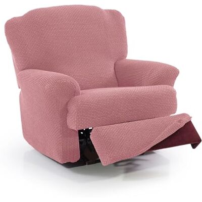 FAVERTI ® Super elastische relaxstoelbekleding van 70 tot 90 cm Model Novelle pastelroze overtrek voor ligstoel met aparte voeten kwaliteitsbescherming van jacquard-stof in katoenlook FAVERTI ® Super elastische relaxstoelbekleding van 70 tot 90 cm Model Novelle pastelroze overtrek voor ligstoel met aparte voeten kwaliteitsbescherming van jacquard-stof in katoenlook