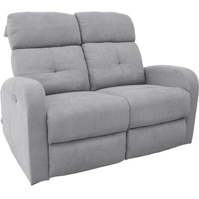GARDENIA Elektrische bank met verstelbare rugleuning, basis van metaal, grijs, 130 x 77 x 104 cm GARDENIA Elektrische bank met verstelbare rugleuning, basis van metaal, grijs, 130 x 77 x 104 cm