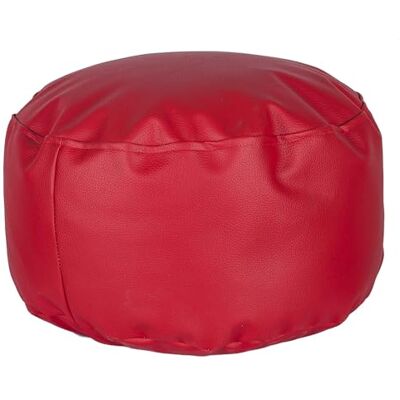 WELL HOME MOBILIARIO & DECORACIÓN Well Home Zitzak, ovaal, Ø 40 x 26 cm, rood, gevoerde en comfortabele zitting WELL HOME MOBILIARIO & DECORACIÓN Well Home Zitzak, ovaal, Ø 40 x 26 cm, rood, gevoerde en comfortabele zitting