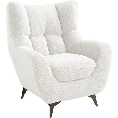 Atlantic Home Collection Fauteuil Shawn bekleed met teddystof, wit, polyester, 88 cm x 91 cm 98 cm, SHAWN-SW02 Atlantic Home Collection Fauteuil Shawn bekleed met teddystof, wit, polyester, 88 cm x 91 cm 98 cm, SHAWN-SW02