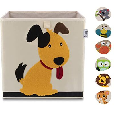 Lifeney Opbergdoos - 33x33x33cm - Beige Lifeney Opbergdoos - 33x33x33cm - Beige