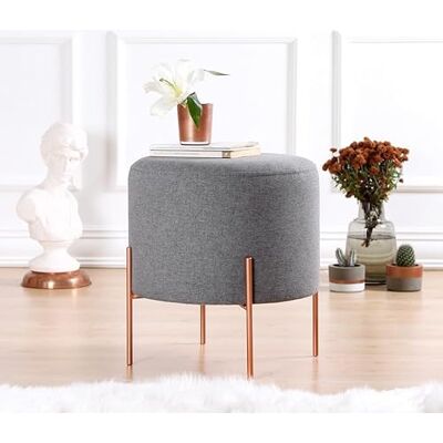 Atelier del Sofa Copper 51 - Grijs - Poef Atelier del Sofa Copper 51 - Grijs - Poef