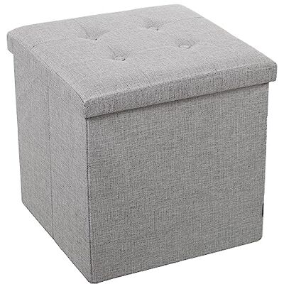 DRW Zitzak om op te plakken, polyester, grijs, 45 x 45 x 45 cm DRW Zitzak om op te plakken, polyester, grijs, 45 x 45 x 45 cm