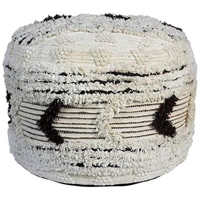 MENZZO Quito Poef - Rond Stoff Comfort & Decoratiestijl MENZZO Quito Poef - Rond Stoff Comfort & Decoratiestijl