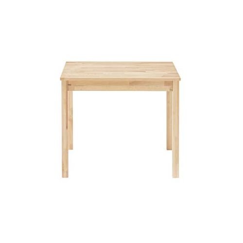 Robas Lund ALF070KB tafel eetkamertafel massief hout kernbeuk, Alfons BxHxD 70 x 76 x 70 cm, naturel