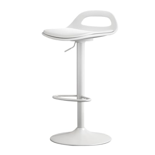 Renmi Moderne Barstoel Barstoel Liftstoel Tafel en stoel Receptiekruk Hoge barkruk for thuis Kassierbarstoel Hoge kruk Barstoel (Color : White, Size : B)