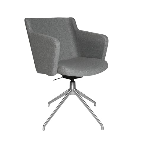Topstar Bezoekersstoel SFH   3D-zitgewricht en aluminium kruisvoet   lichtgrijs