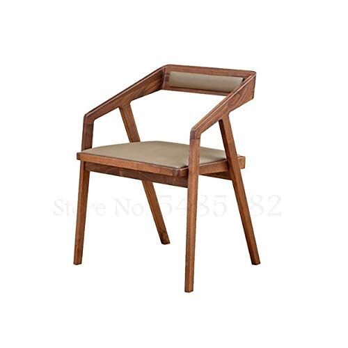 Luo Yi - CN Gaming stoel, Massief houten bureaustoel Vrije tijd Bezoeker Thuis Computerstoel Rugleuningstoel Minimalistische conferentiereceptiestoel