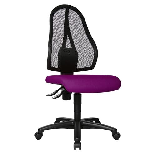 Topstar Open Point P Bureaustoel, stof, 58 x 48 x 111 cm, violet